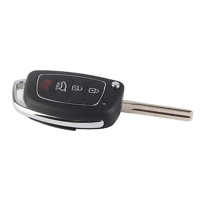 #ad SB3 4 Buttons Remote Key Case Fob Flip Key Shell Fit For Ix45 Santa Fe $7.91
