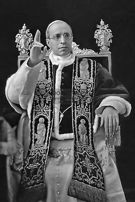 #ad POPE PIUS XII HEAD OF CATHOLIC CHURCH AND VATICAN STATE 4X6 PHOTO POSTCARD $6.49