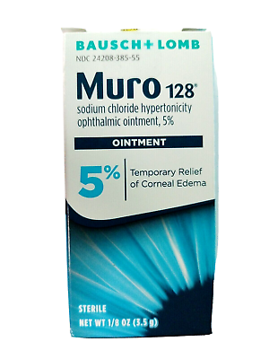 #ad Bausch amp; Lomb MURO 128 Ointment 5% 1 8 Oz $15.10