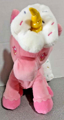 #ad Hallmark Dream In Color UNICORN Pink Plush Bubblegum Sprinkles Stuffed Toy $9.99