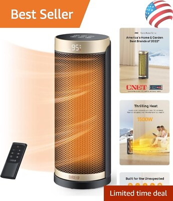 #ad Fast Heating Quiet Ceramic Space Heater Energy Efficient 200 sq.ft. Coverage $149.99