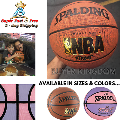 #ad Basketball Training Play Ball Indoor Outdoor Rubber Spalding Rubber ‎2022 NEW $47.88