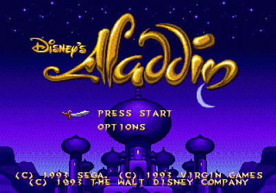 #ad Disney#x27;s Aladdin Sega Genesis Game $5.97
