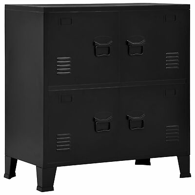 #ad Festnight Steel Filing Cabinet Office Cabinet with 4 Doors and Name Tags Z5C1 $350.30