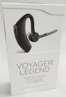 #ad NEW PLANTRONICS VOYAGER LEGEND BLUETOOTH PHONE VOICE COMAND . FACTORY SEALED NEW $74.99