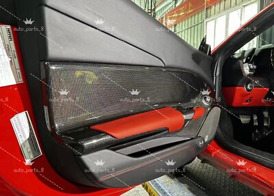 #ad 2016 2019 Ferrari 488 Carbon Fiber Door Panel Left Right Dry Carbon Replacement $3799.00