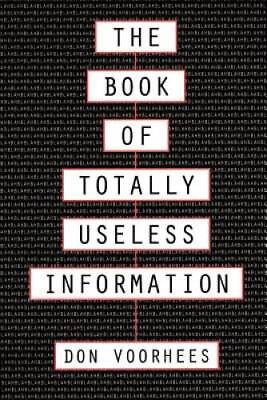 #ad The Book of Totally Useless Information Paperback By Voorhees Donal A GOOD $5.75