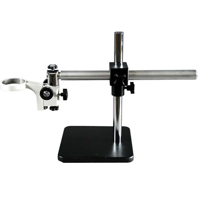 #ad Single Aluminum Arm Boom Stand for Stereo Microscope Tube Mount 84mm Focus Block $173.99