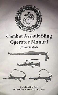#ad USMC 3 Point Combat Assault Sling AF 4111 Brand New Black $25.00