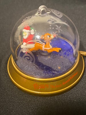 #ad 1999 Blockbuster Very Merry Whirl Arounds Rudolph The Red Nosed Reindeer Spinner $12.95