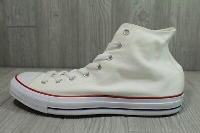 #ad 66 Converse Men Shoes Classic Chuck Taylor Hi Optical White Fashion Sneaker 12 $43.99