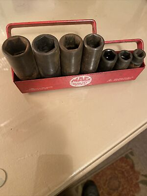 #ad VTG MAC Tools USA XDP Series Metal Deep Socket With Carrying Case $65.00