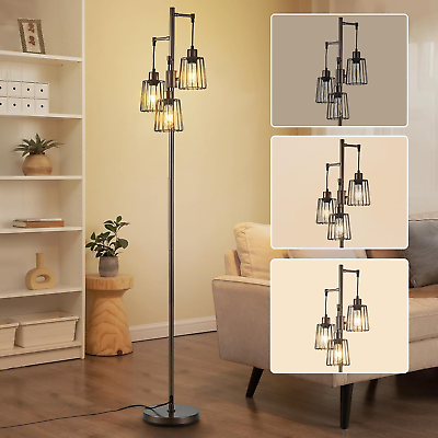 #ad Dimmable Floor Lamp Tall Floor Lamps for Living Room Bright Lighting Standing $57.86