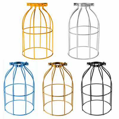 #ad Retro Metal Cage Industrial Wire Frame Pendant Light Loft Ceiling Lamp Shade C $21.39