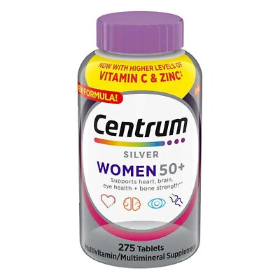 #ad Centrum Silver Women 50 275 Tablets Multivitamin Multimineral Exp 7 25 $29.99