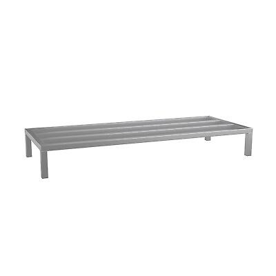 #ad 60quot; x 24quot; x 8quot; Kitchen Aluminum Dunnage Rack Commercial Floor Shelf $139.99