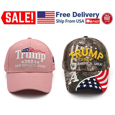 #ad 2024 MAGA Make America Great Again Cap President Donald Trump Hat Embroidered US $9.99