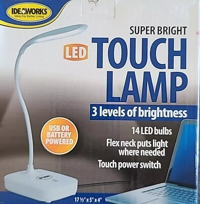#ad Super BRIGHT LED Touch Lamp. 13 LEVELS $9.99