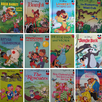 #ad Disney Wonderful World Of Reading Vintage Books Choose Bambi Dumbo Brer Rabbit amp; GBP 4.99