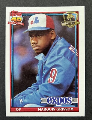 #ad 1991 Topps Desert Shield MARQUIS GRISSOM Montreal Expos #283 $14.98