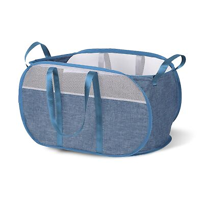 #ad Pop Up Laundry HamperCollapsible Mesh Laundry BasketFoldable Laundry Caddy ... $20.40