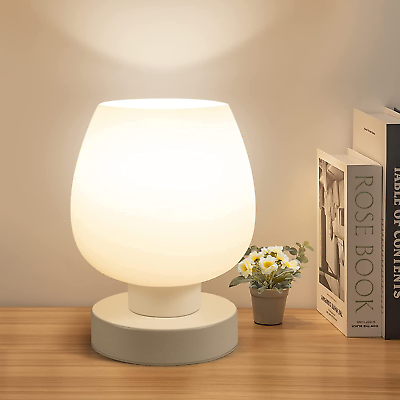 #ad Touch Bedside Table Lamp Modern Small Lamp for Bedroom Living Room Nightstand $37.86