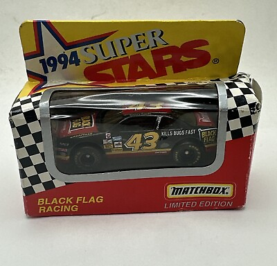 #ad Matchbox 1994 Super Stars Ford Thunderbird BLACK FLAG RACING #43 Car B1 $13.99