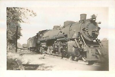 #ad Vintage 1940s Engine Tender 2207 Black amp; White Print Train Photo $5.26