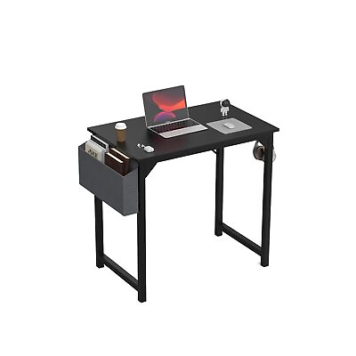 #ad DUMOS 32 Inch Office Small Computer Desk Modern Simple Style Writing Study Wo... $37.41