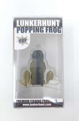 #ad Lunkerhunt OPOP04 Popping Frog Hollow Body Frog Lure BLUE GILL $7.99
