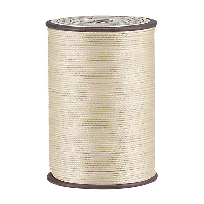 #ad Thin Waxed Thread 137 Yards 0.55mm Dia Polyester Wax Coated Cord Linen $12.04