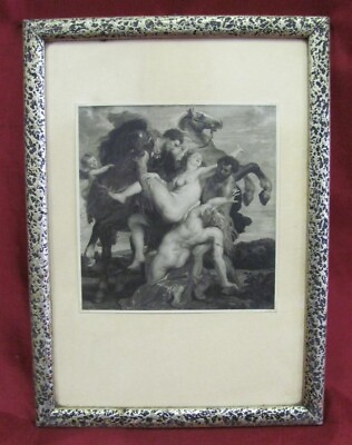 #ad ANTIQUE 19C. LITHOGRAPHY PAINTING $96.00