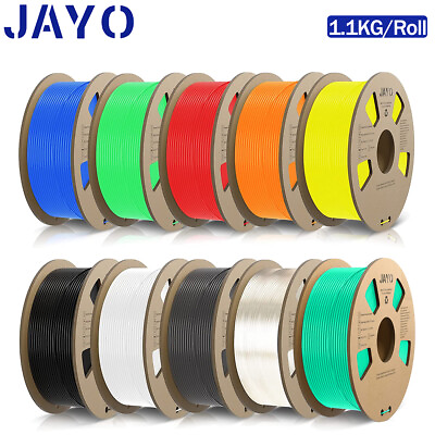 #ad {BUY 10 PAY 6}JAYO PLA PLA PETG SILK ABS TPU 3D Printer Filament 1.75mm 1.1KG $18.49