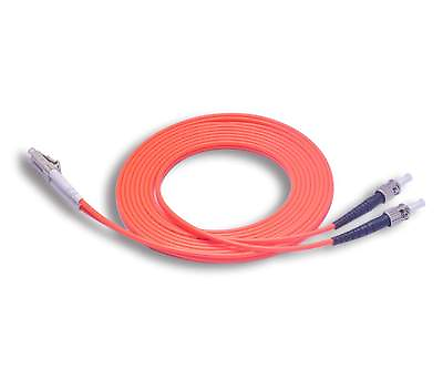 #ad 5M Multi mode Duplex Fiber Optic Cable 62.5 125 LC to ST $12.00