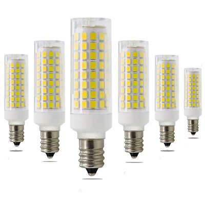#ad E12 Led Candelabra Light Bulbs 75W Replacement T3 T4 Led Bulbs White 6000K 7... $30.87