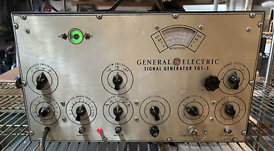 #ad VINTAGE GENERAL ELECTRIC SIGNAL GENERATOR TYPE YGS 3 POWERS ON **AS IS** $179.99