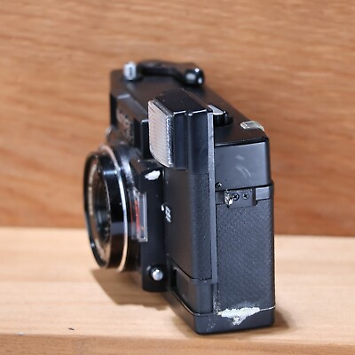 #ad Konica C35 Film Camera W F2.8 Lens *AS IS* Battery Wear $19.95