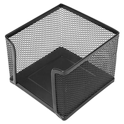 #ad Note Box Metal Mesh Memo Holder Card Stand Organizer for Office Home Schools ... $15.13