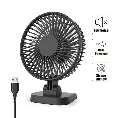 #ad Portable Small Tilting USB Desk Cooling Fan Powerful 3 Speeds Fans for Office $10.99