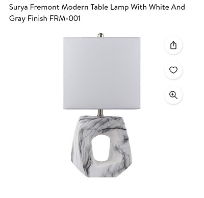 #ad SURYA Fremont Modern Table Lamps $75.00