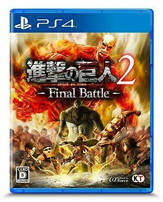 #ad USED PS4 PlayStation 4 Attack on Titan 2 Final Battle language Japanese $75.00