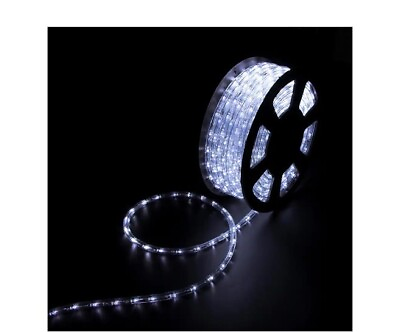#ad Wonline Outdoor 100 ft. 110 Volt Plug In Cool LED Color Changing Rope Light $55.00