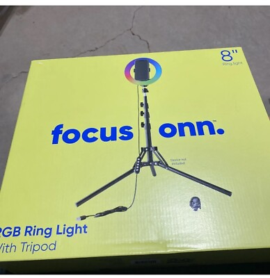 #ad 8 Inch Ring Light With Tripod Stand For Selfie Youtube Tiktok Live $12.50
