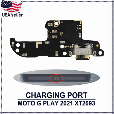 #ad Charging Port Board USB Dock Connector PCB For Motorola Moto G Play 2021 XT2093 $8.69