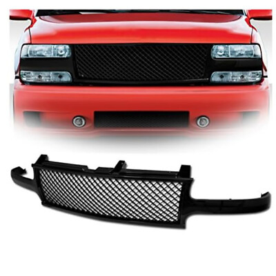 #ad Front Black Grille For Chevy Pickup 1999 2002 Silverado 2000 2006 Suburban Tahoe $65.88
