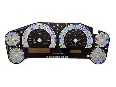 #ad Custom Silver Gauge Face Overlay for 2007 2013 GM Truck and SUV Gauge Clusters $49.95