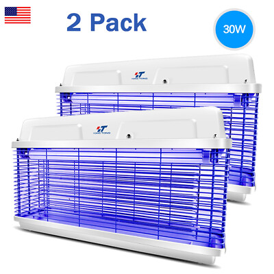 #ad 2 Pack 3800V 30W Mosquito Killer Fly Insect Killer Bug Zapper UV Lamp Electric $49.99