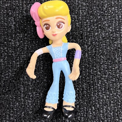 #ad Disney Pixar Toy Story 4 Bo Peep Flextreme figure Mini Doll Blonde Brown Eyes $10.54