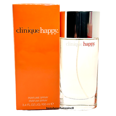 #ad Happy by Clinique 3.3 3.4 oz Perfume EDP Spray for Women New $28.50