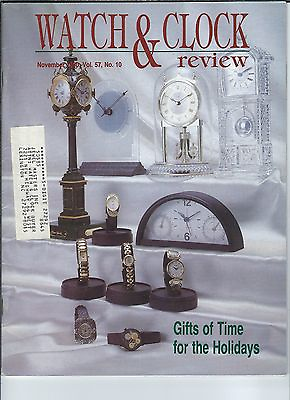 #ad MF 104 Watch amp; Clock Review Magazine November 1990 Timepieces as Fine Art $15.00